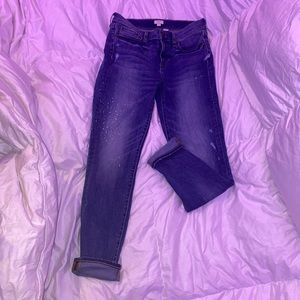 J Crew Paint Splatter Jeans